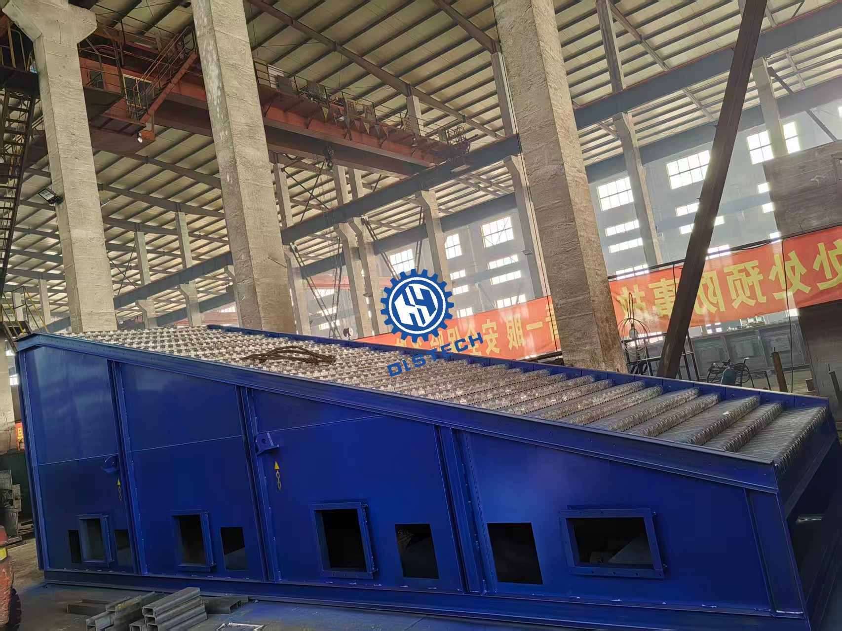 Chúng tôi đã giao hai lò ghi xích 2 tấn đến Quảng Đông từ nhà máy đối tác