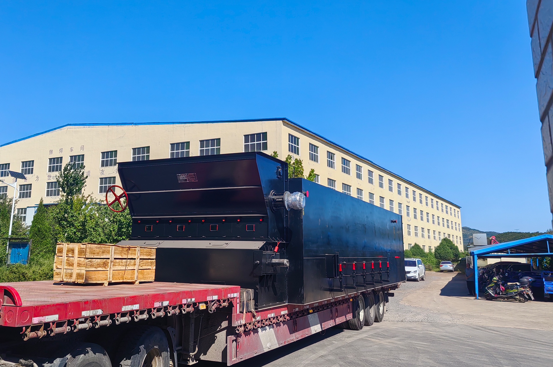20t/h Ghi kiểu băng xích tường cao